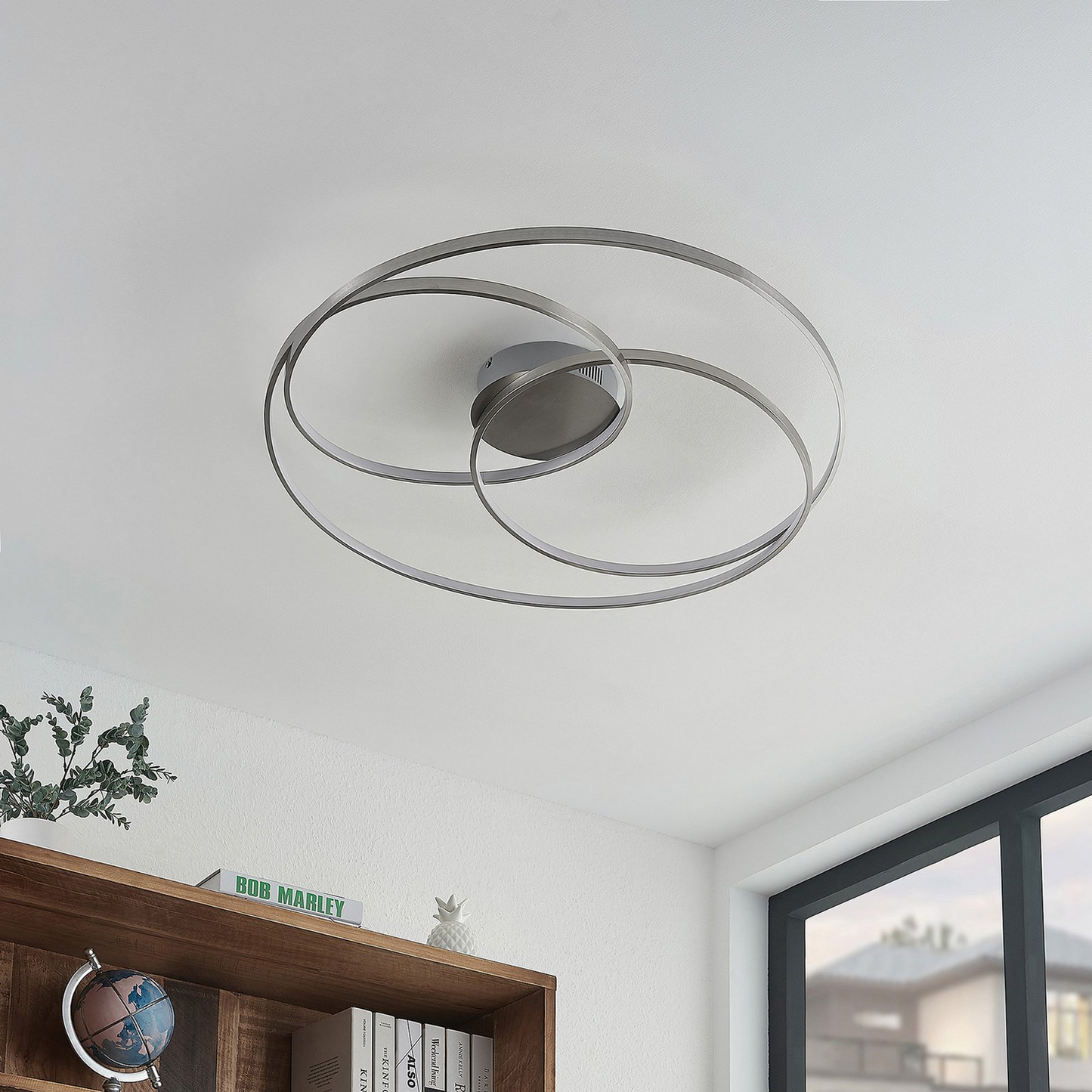 B-grade Lindby Kateryna LED ceiling lamp, ceiling light, living room lamp Nic333