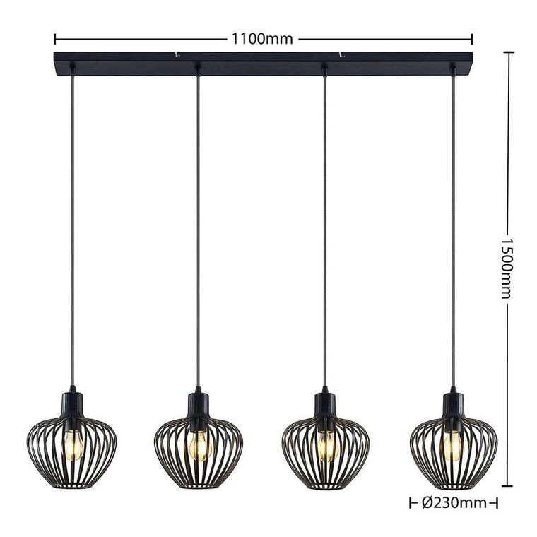 B-grade Lindby Deandre pendant light, ceiling lamp, hanging lamp, pendant lamp, lamp, light 627 