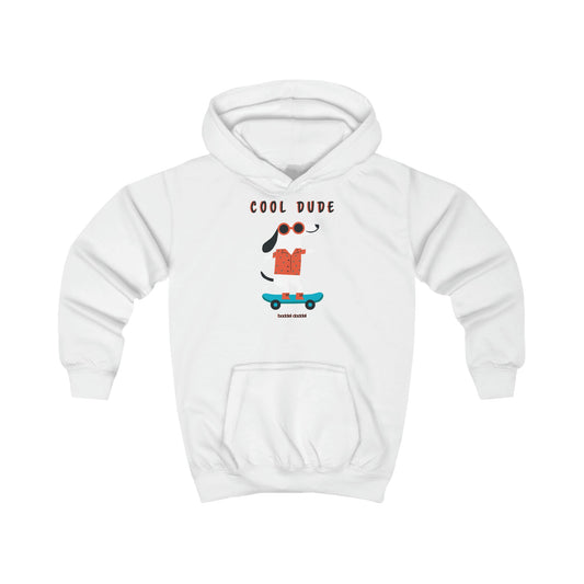 Kinder Kapuzenshirt von baddel daddel – "Cool Dude" Motiv für trendige Kids