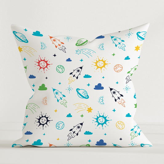 "Space" Children's Decorative Pillow