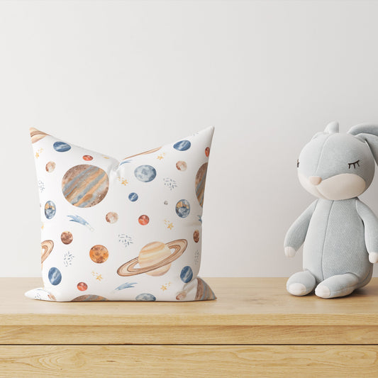 "Planets" Children's Decorative Pillow