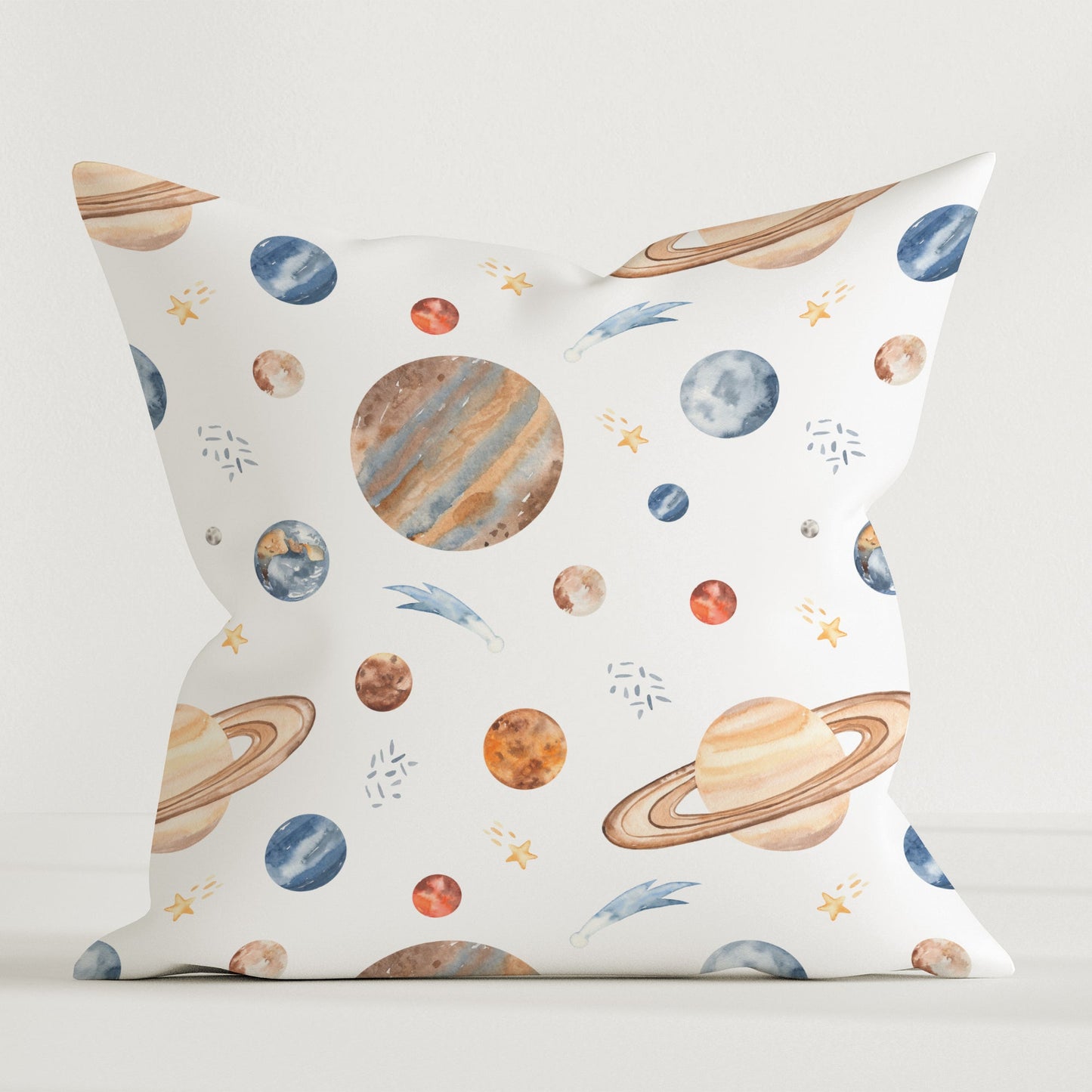 "Planets" Children's Decorative Pillow