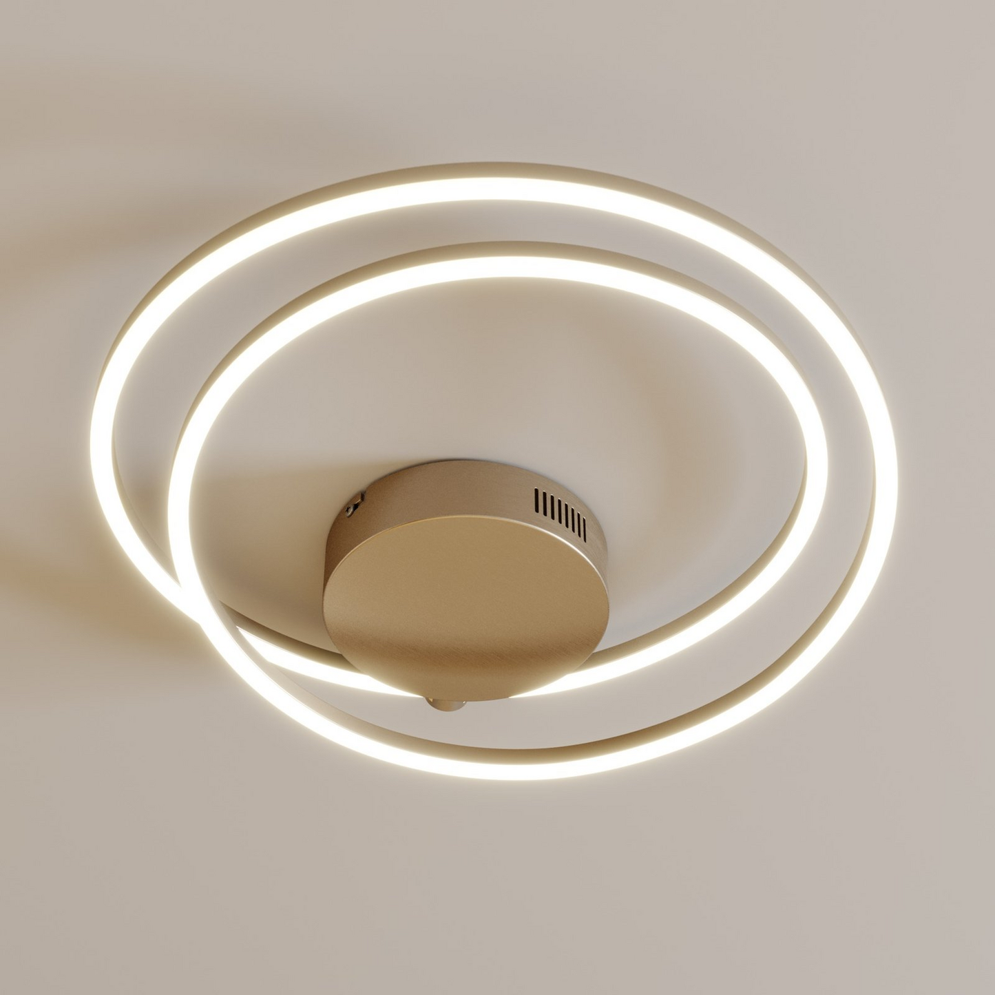 B-grade Lindby Davian LED ceiling lamp, dimmable, nickel 589