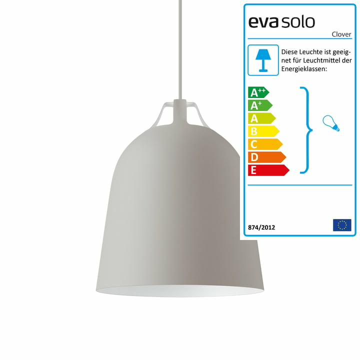 Eva Solo Clover hengilampi, loftlampi, ø 29 x hæð 35 cm, steinn