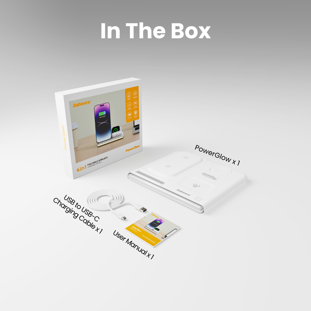 PowerNest™  4-In-1 Foldable Wireless Charging Station With LED Night Light