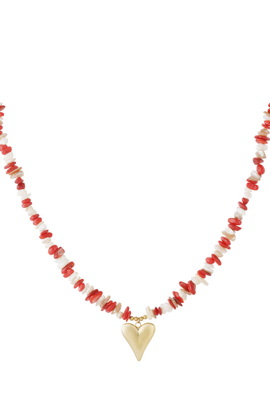 Edelstahl Anhänger Halsketten Herz Casual Täglich Einfache Serie Damen Schmuck