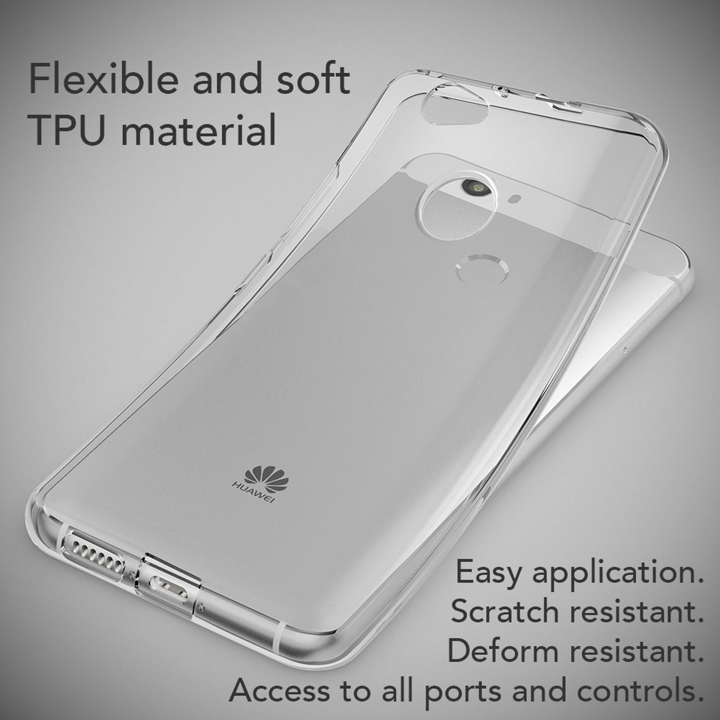 Huawei Nova Handy Hülle von NALIA, Silikon Motiv Case Cover Muster TPU Schutz