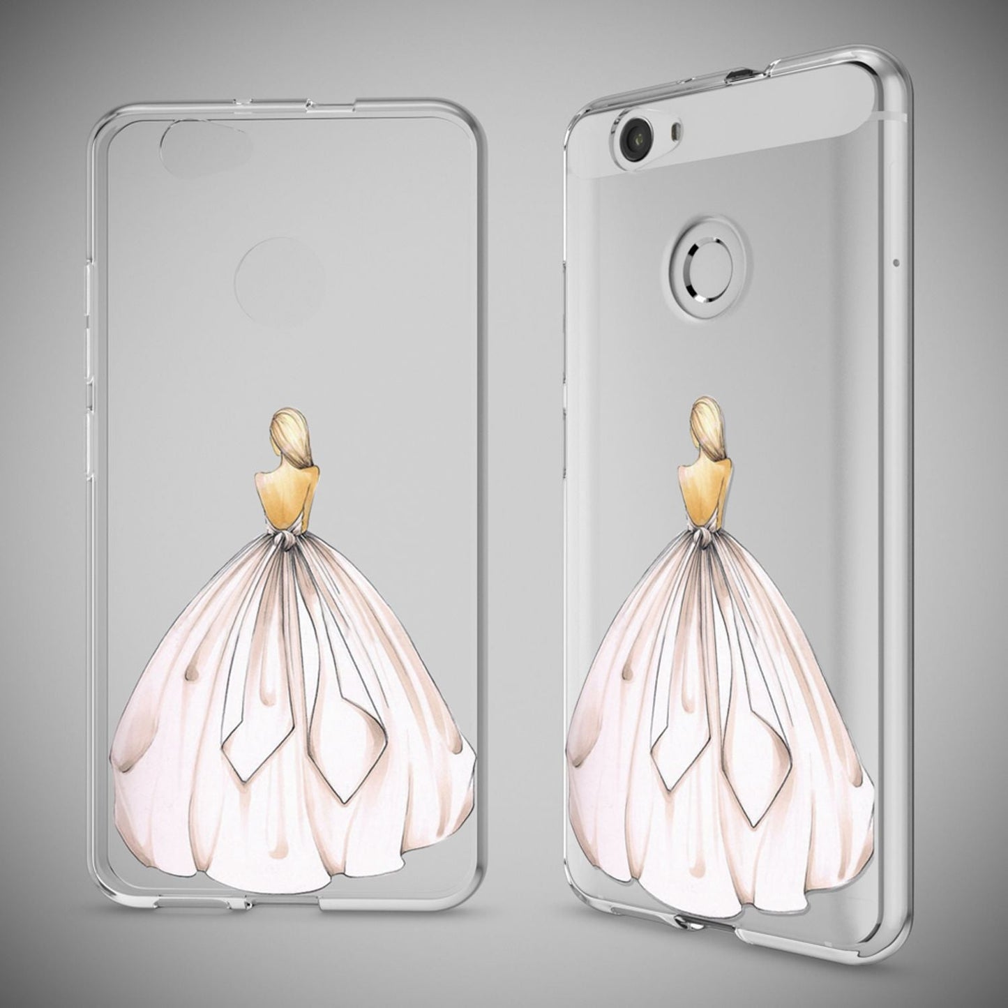 Huawei Nova Handy Hülle von NALIA, Silikon Motiv Case Cover Muster TPU Schutz