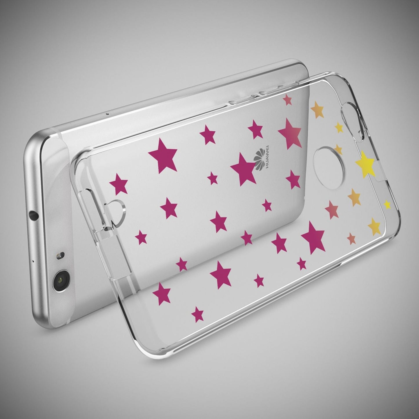 Huawei Nova Handy Hülle von NALIA, Silikon Motiv Case Cover Muster TPU Schutz