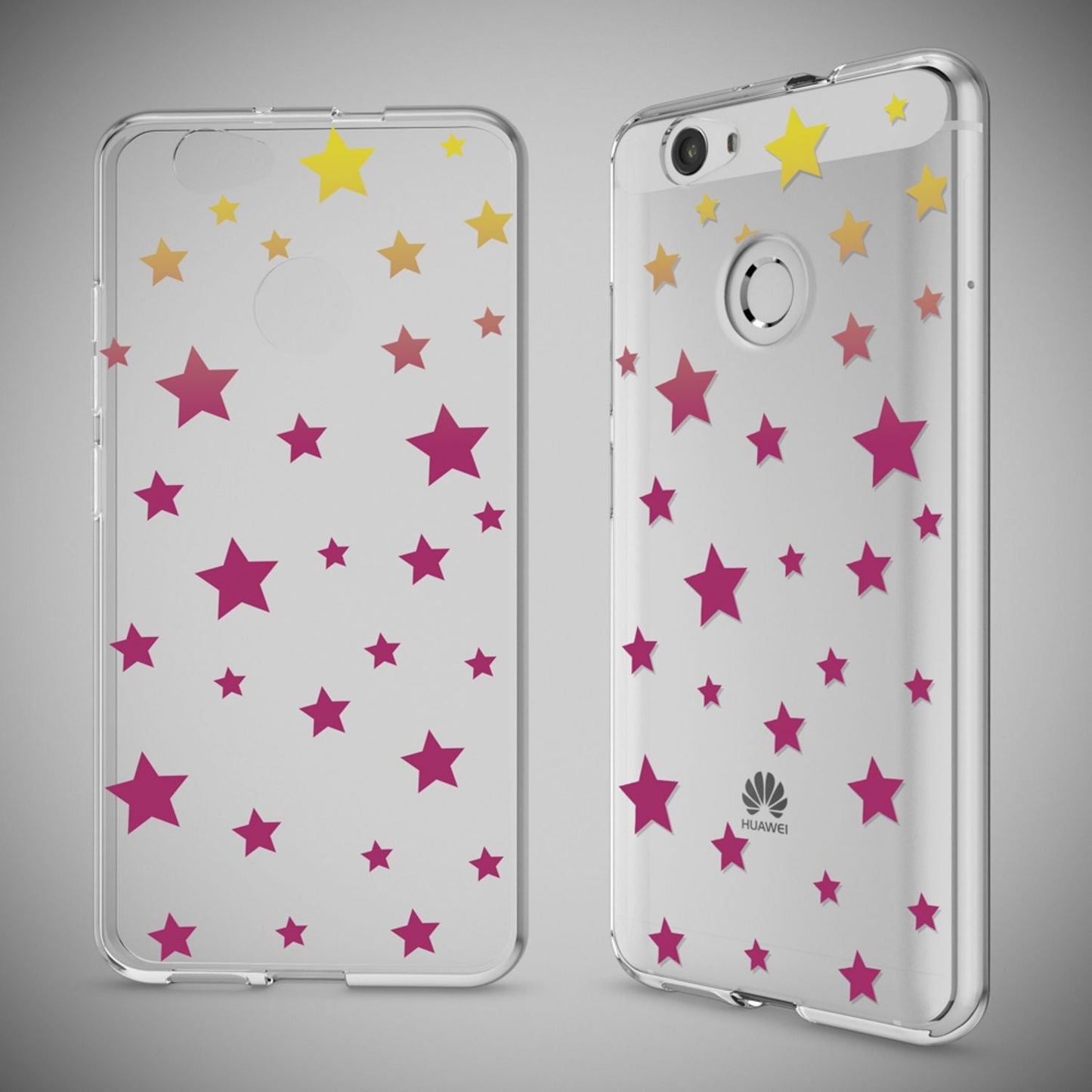 Huawei Nova Handy Hülle von NALIA, Silikon Motiv Case Cover Muster TPU Schutz