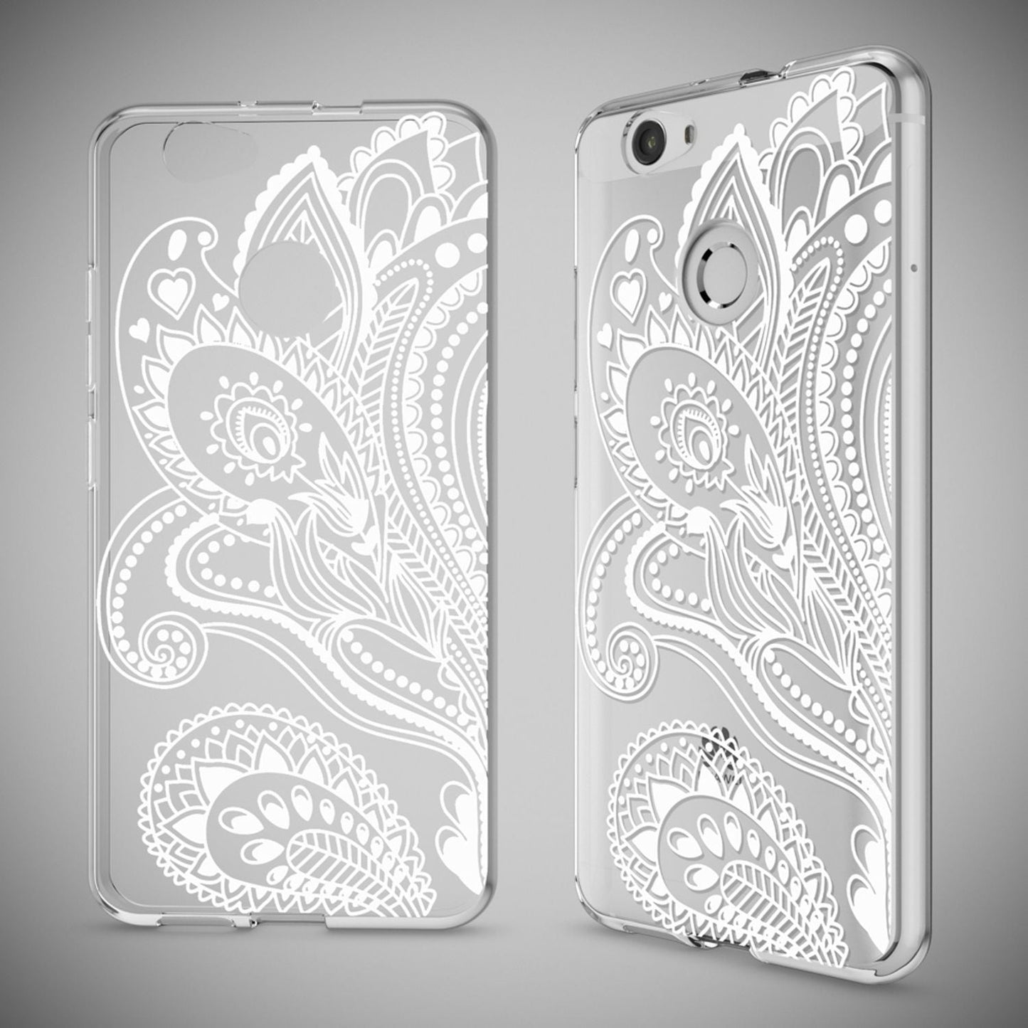 Huawei Nova Handy Hülle von NALIA, Silikon Motiv Case Cover Muster TPU Schutz