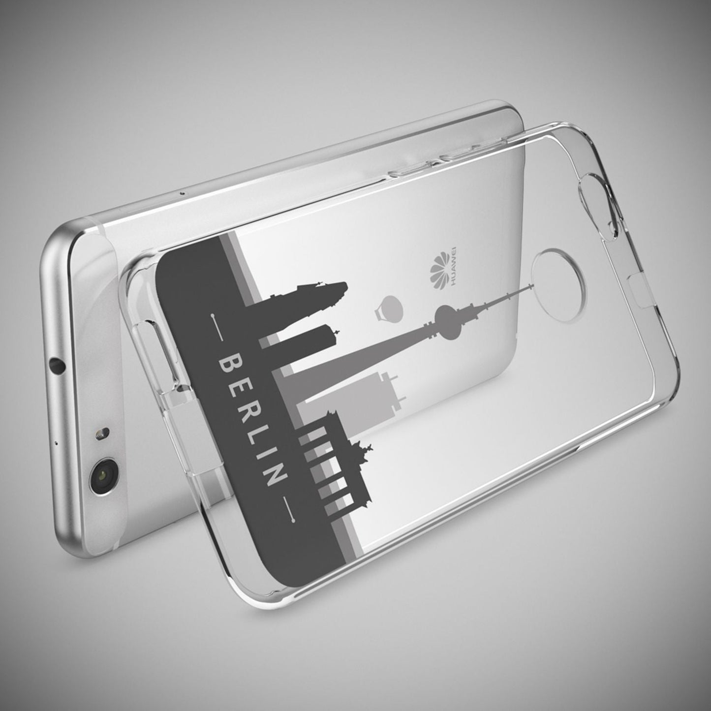 Huawei Nova Handy Hülle von NALIA, Silikon Motiv Case Cover Muster TPU Schutz