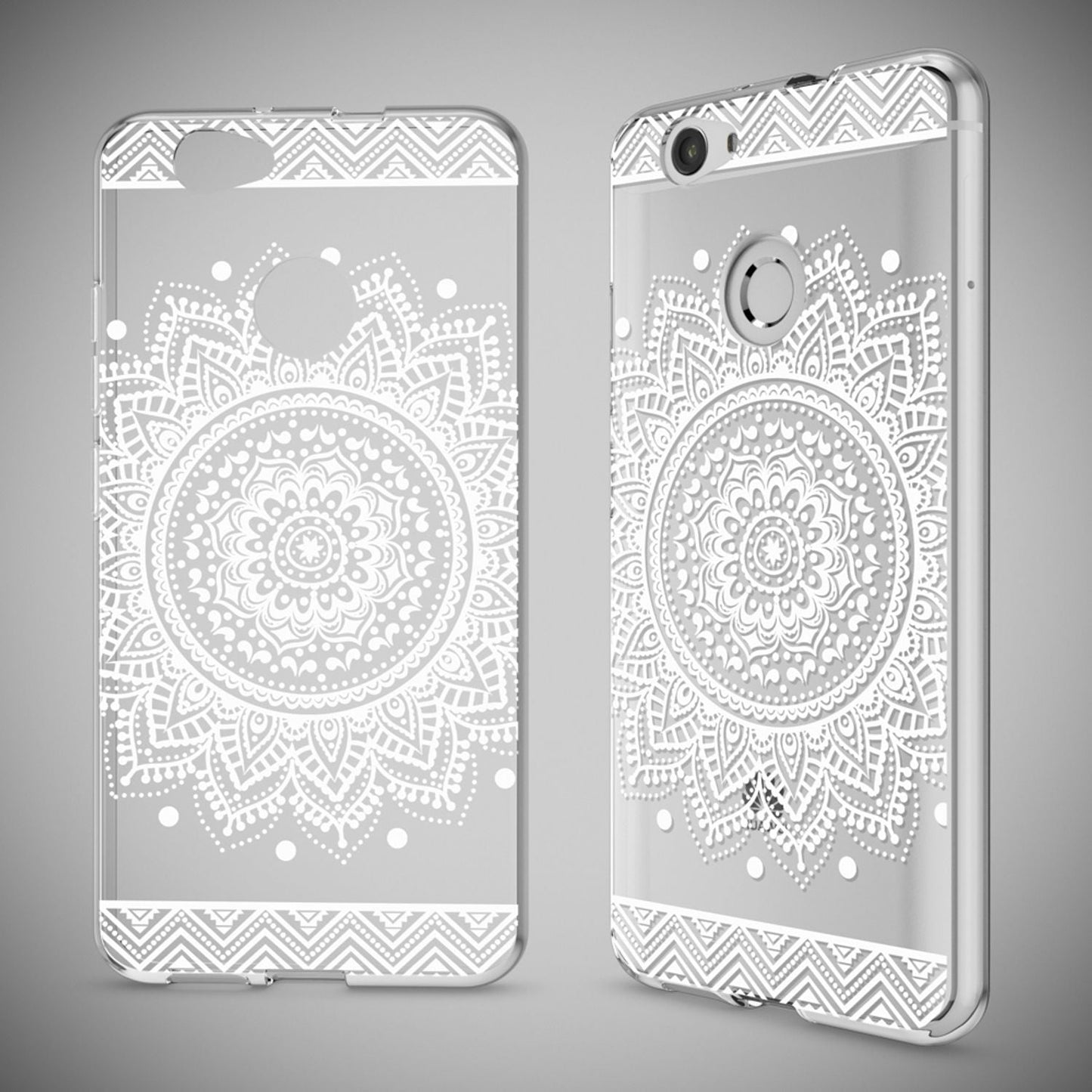 Huawei Nova Handy Hülle von NALIA, Silikon Motiv Case Cover Muster TPU Schutz