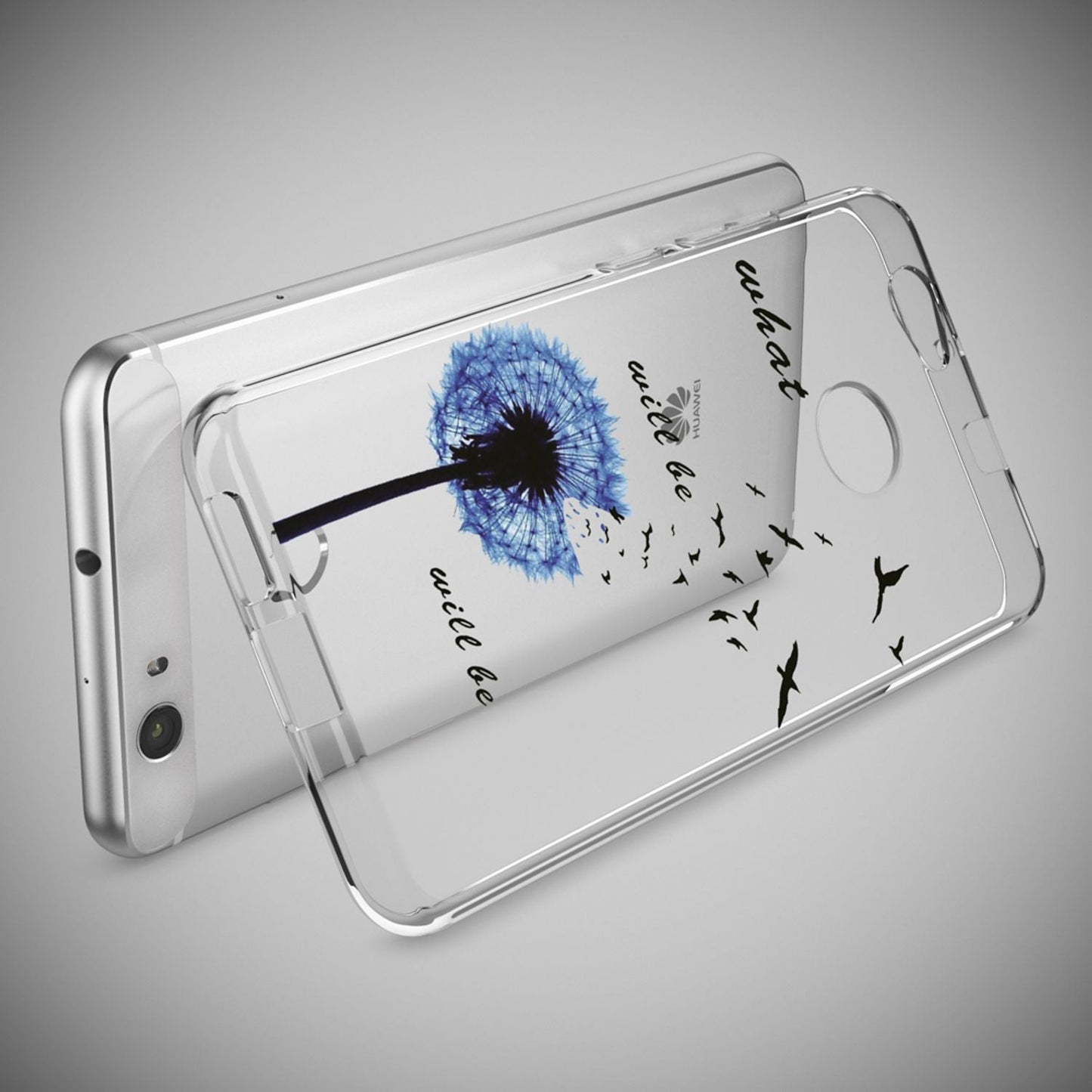 Huawei Nova Handy Hülle von NALIA, Silikon Motiv Case Cover Muster TPU Schutz