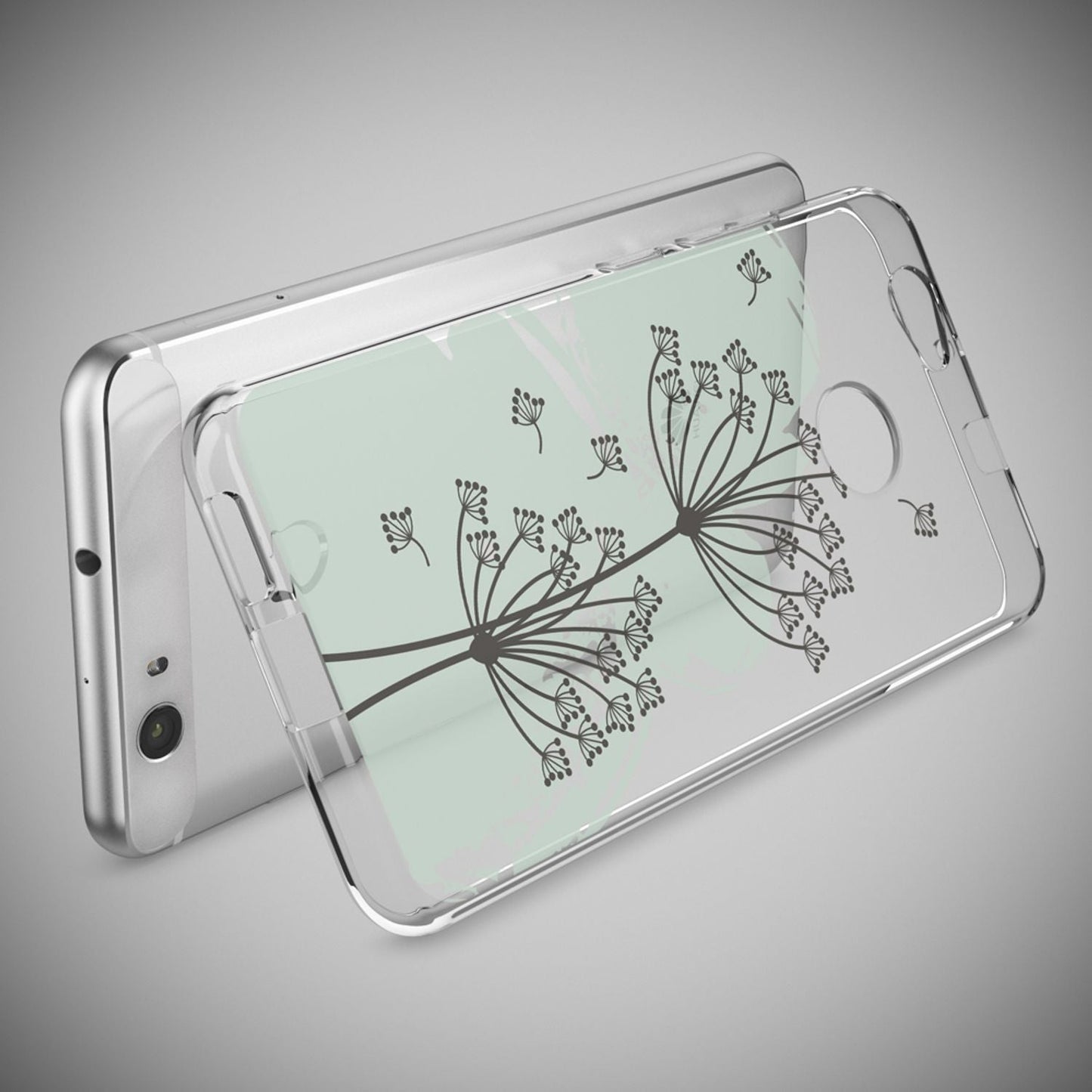 Huawei Nova Handy Hülle von NALIA, Silikon Motiv Case Cover Muster TPU Schutz