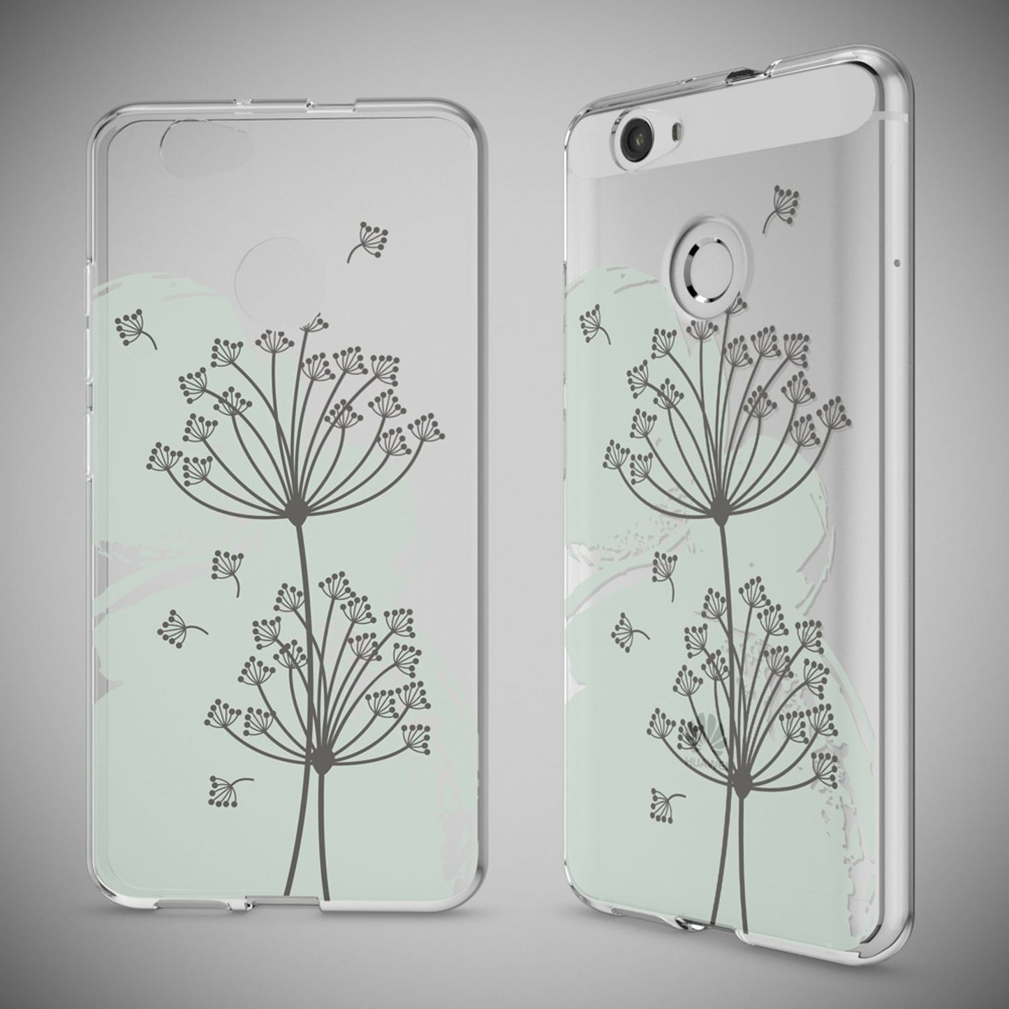 Huawei Nova Handy Hülle von NALIA, Silikon Motiv Case Cover Muster TPU Schutz