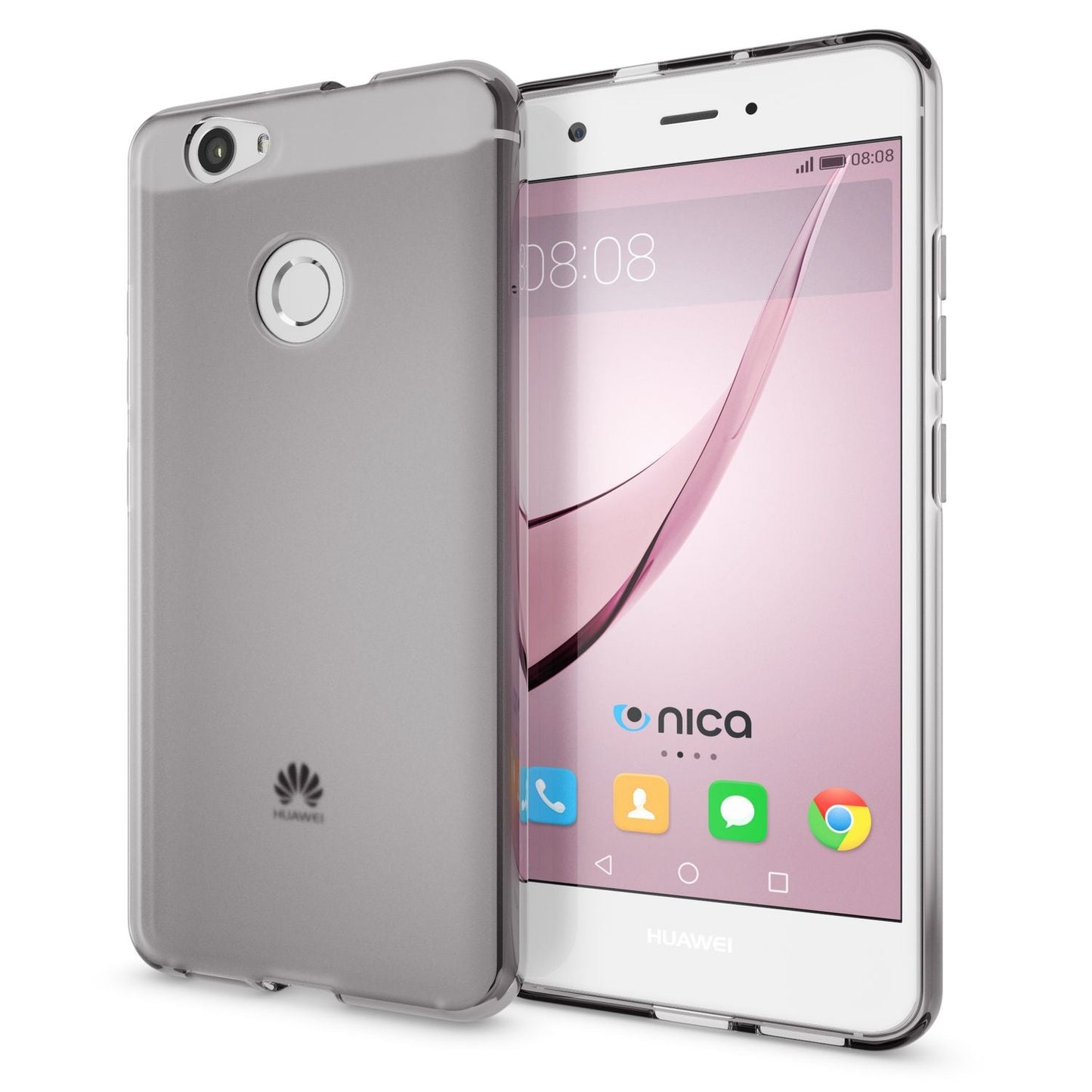 Huawei Nova símahulstur frá NALIA, einstaklega þunnt verndandi sílikonhulstur