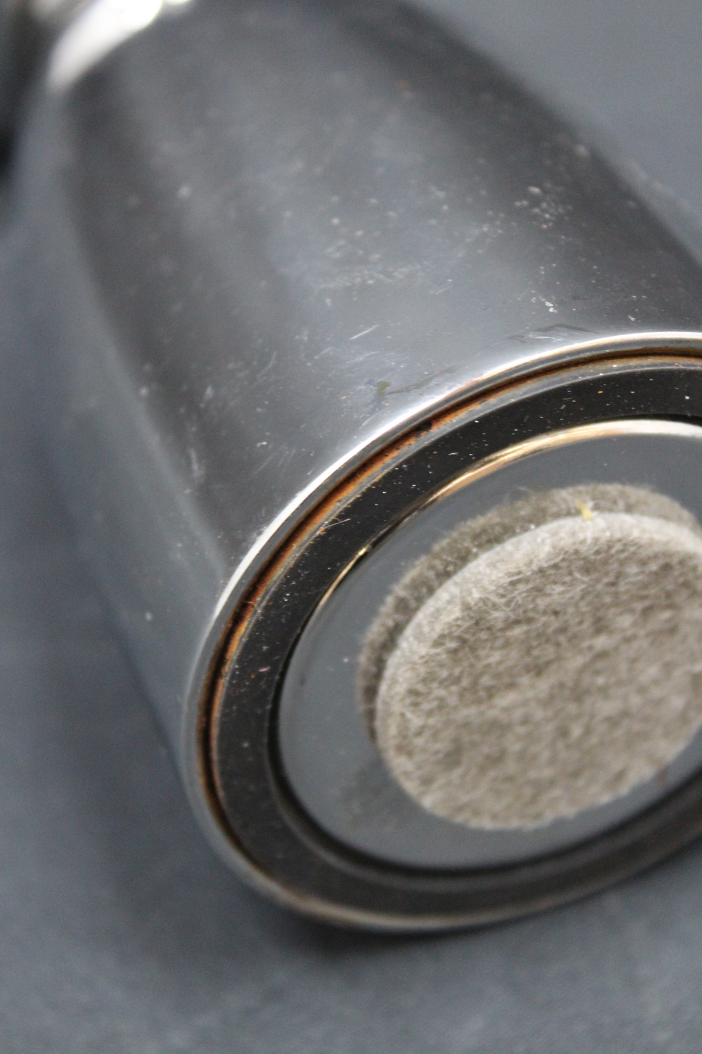 B-flokks sápuskammtari frá Georg Jensen Alfredo, sápudæla. Sjá texta.