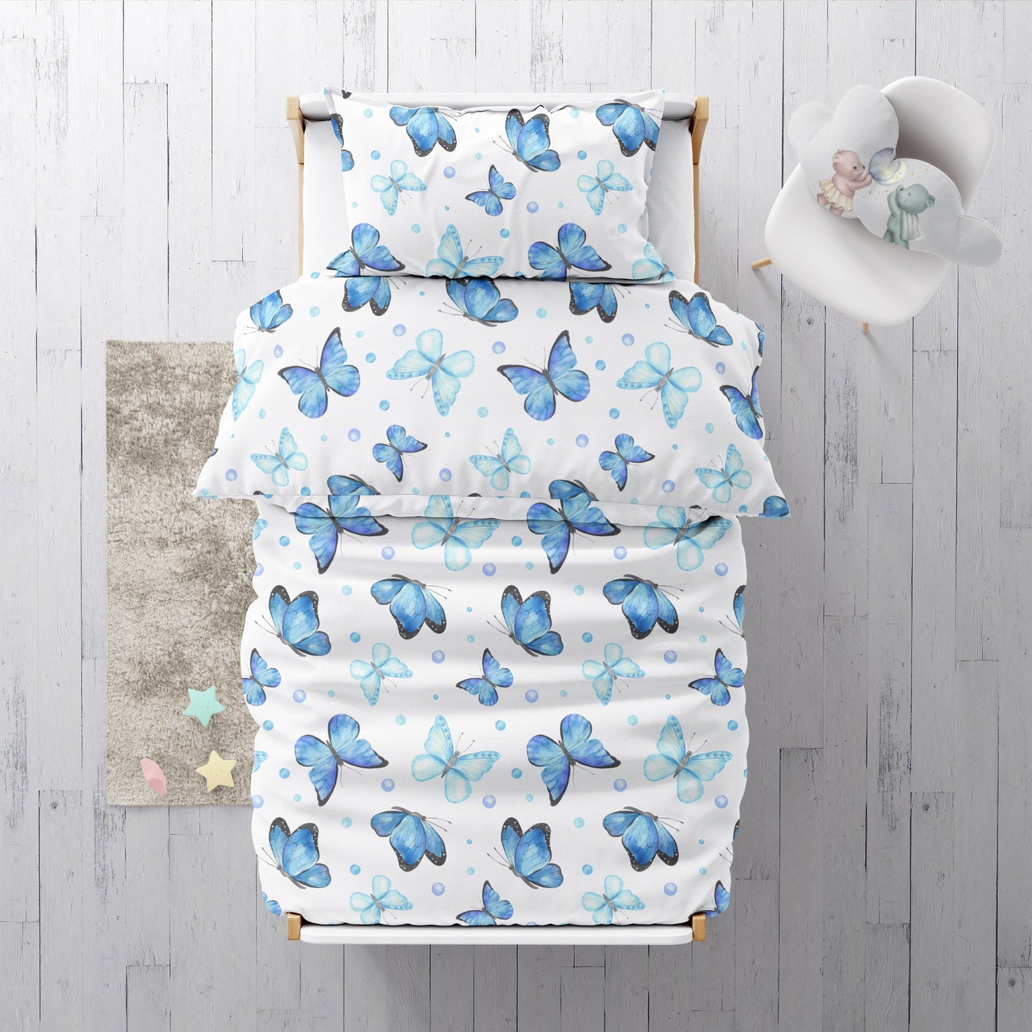 "Butterflies" Premium Children's Bedding 