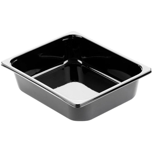CPET-Schale 1/2 GN Schwarz CPET 325x265