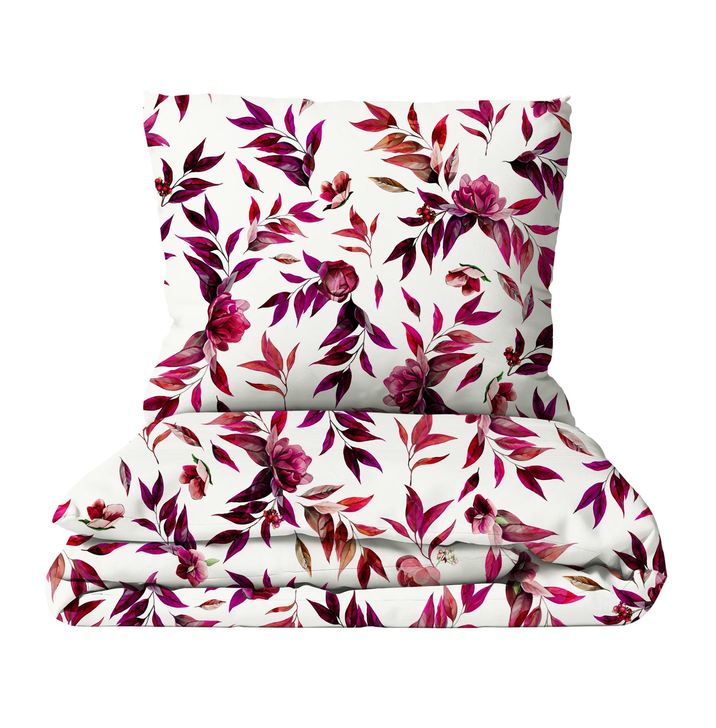 "Pink Leaves" Premium Bedding 