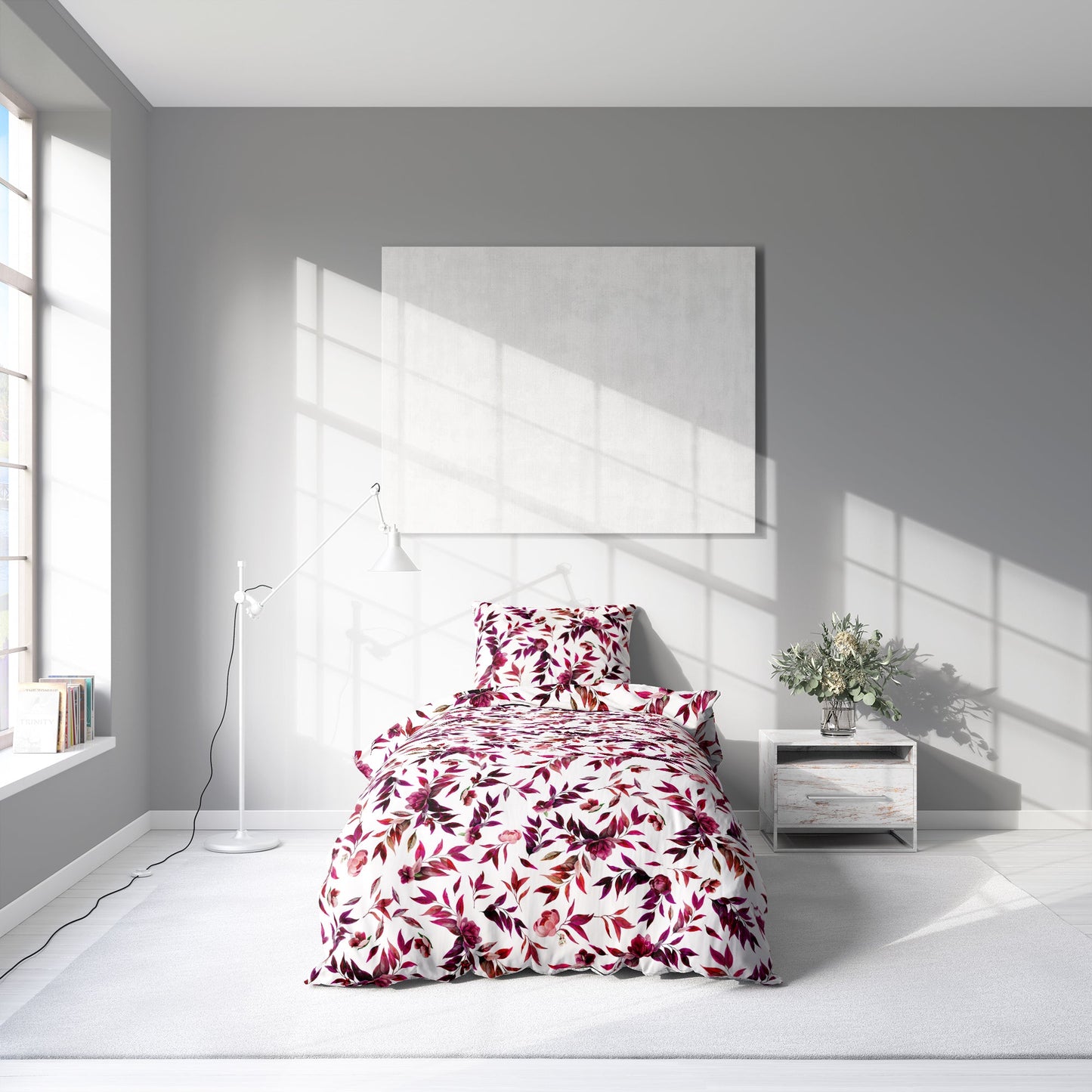 "Pink Leaves" Premium Bedding 