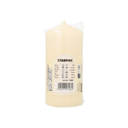 Starpak Stumpenkerze mit extra langer Brenndauer Ø 60 mm, 130 mm