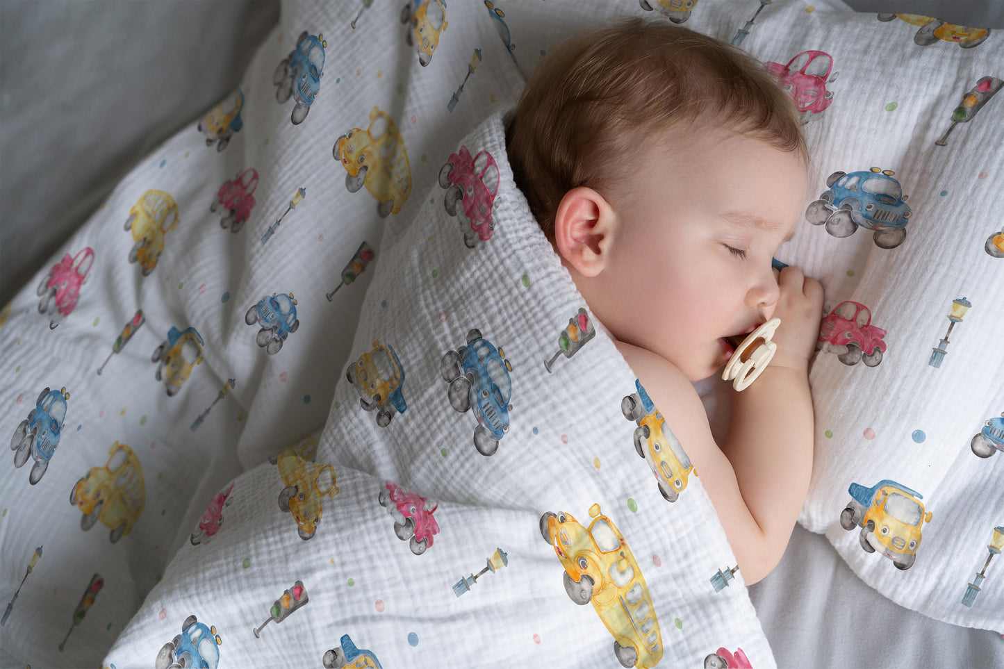 "Autos" Premium Kinderbettwäsche