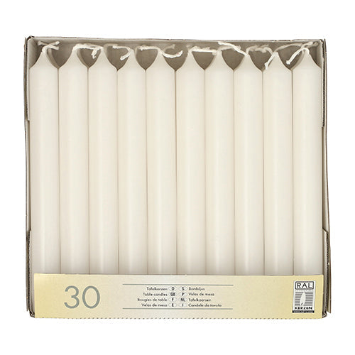 Starpak 30 Tafelkerzen Ø 2,1 cm · 19,6 cm