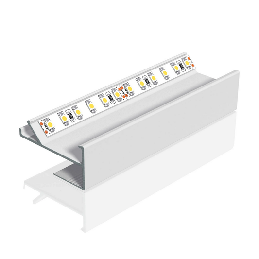 B-Ware Evn Aptbh Alu Profil Deckenschiene 200cm Aluminiumkanal 8 Stück