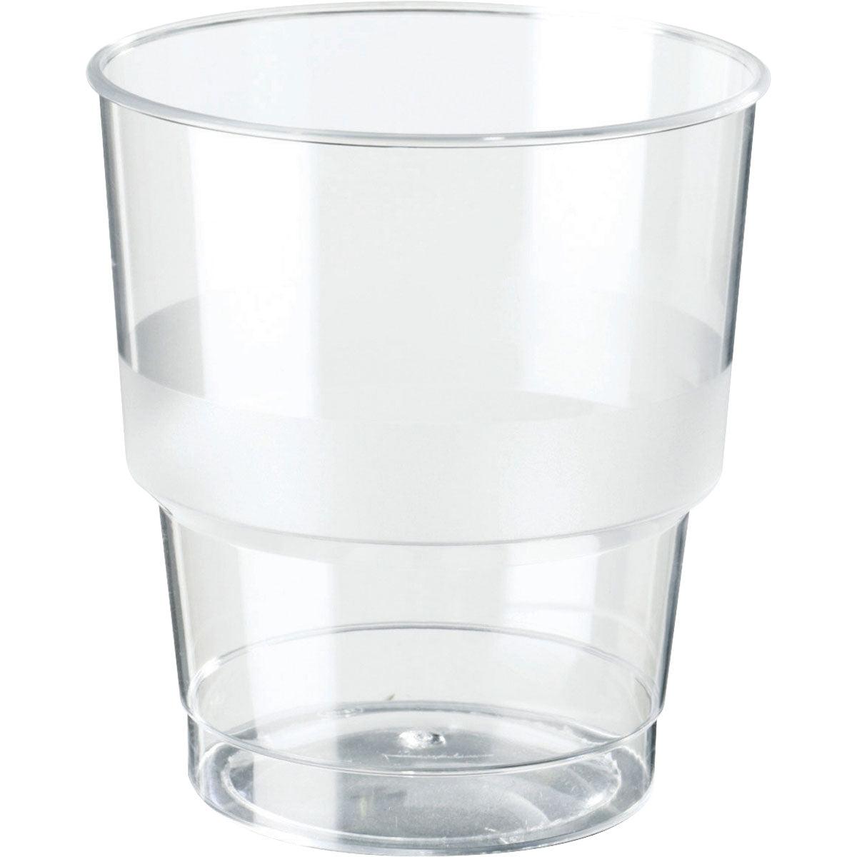Trinkglas Tourmaline, Transparent PS - Hochwertiges Trinkglas 300 ml | Packung (40 Stück)