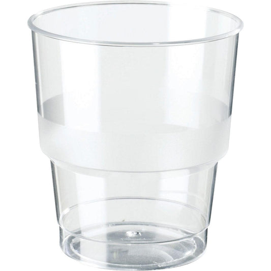 Trinkglas Tourmaline, Transparent PS - Hochwertiges Trinkglas 300 ml | Packung (40 Stück)