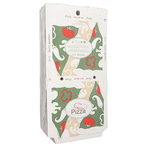 PAPSTAR 100 Pizzakartons, Cellulose "pure" eckig