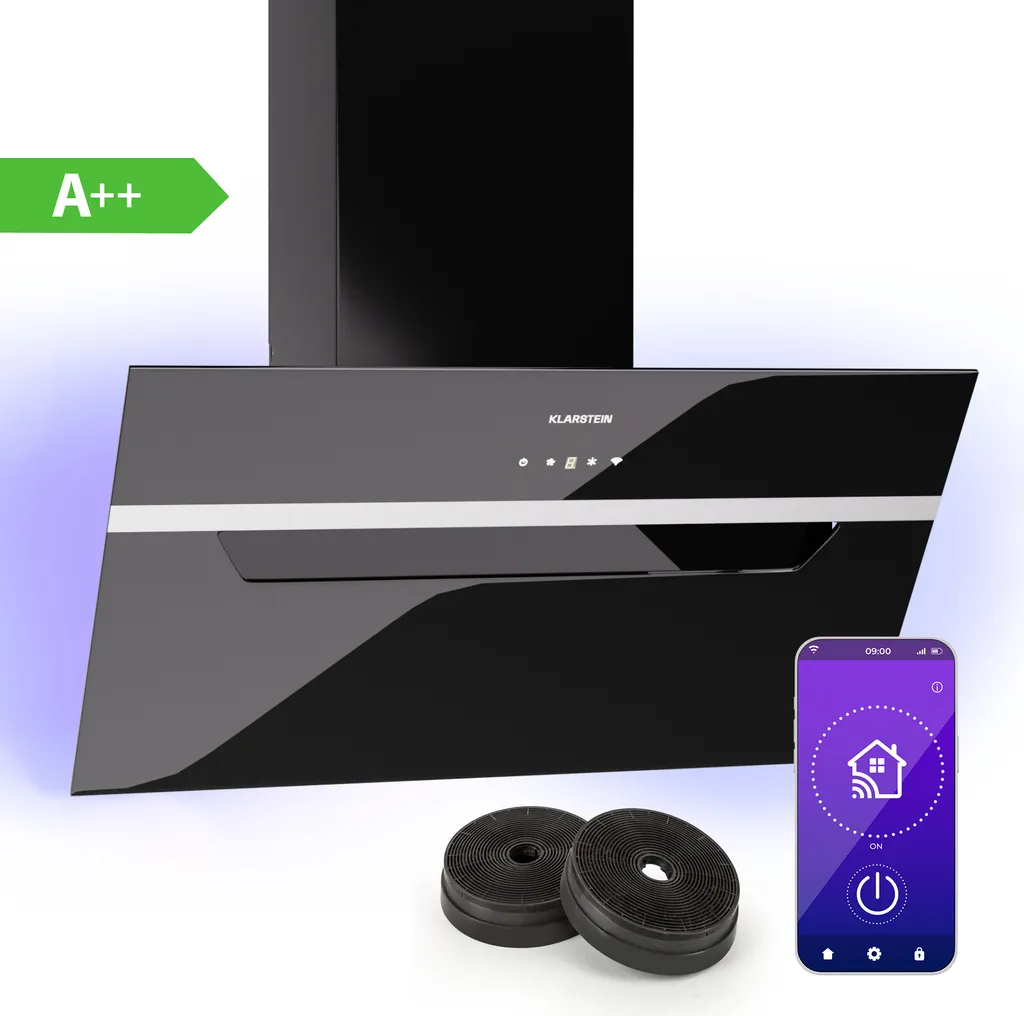 B-Ware Klarstein Big Bite Dunstabzugshaube 60cm Ablufthaube Umlufthaube Zughaube