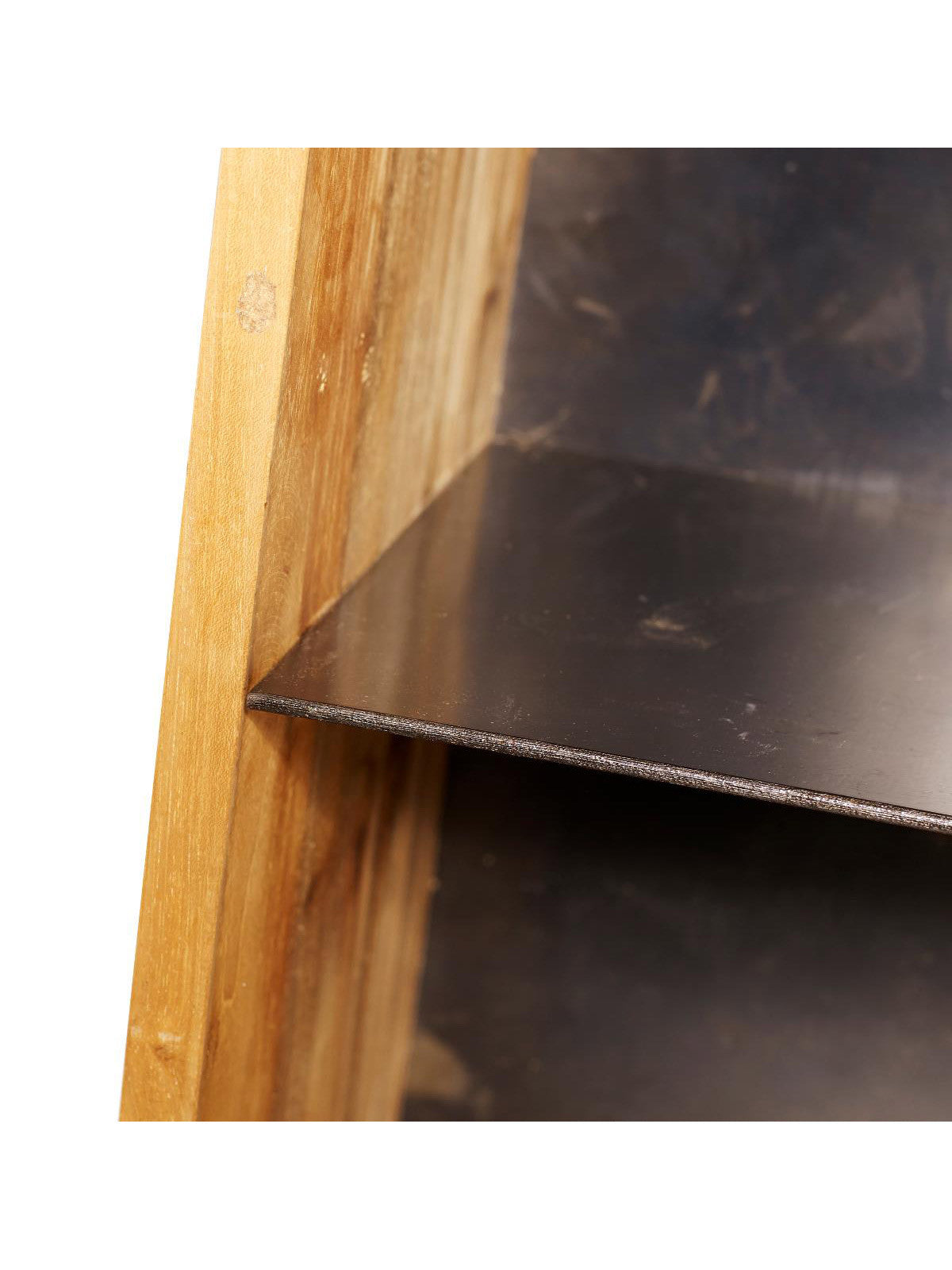 Bücherregal Teak/Eisen