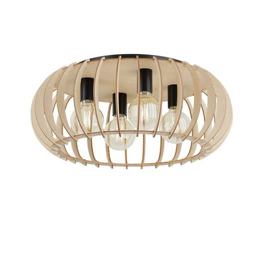 B-flokks Envostar Iden loftljós úr birkikrossviði, loftlampi, ljósastæði S439