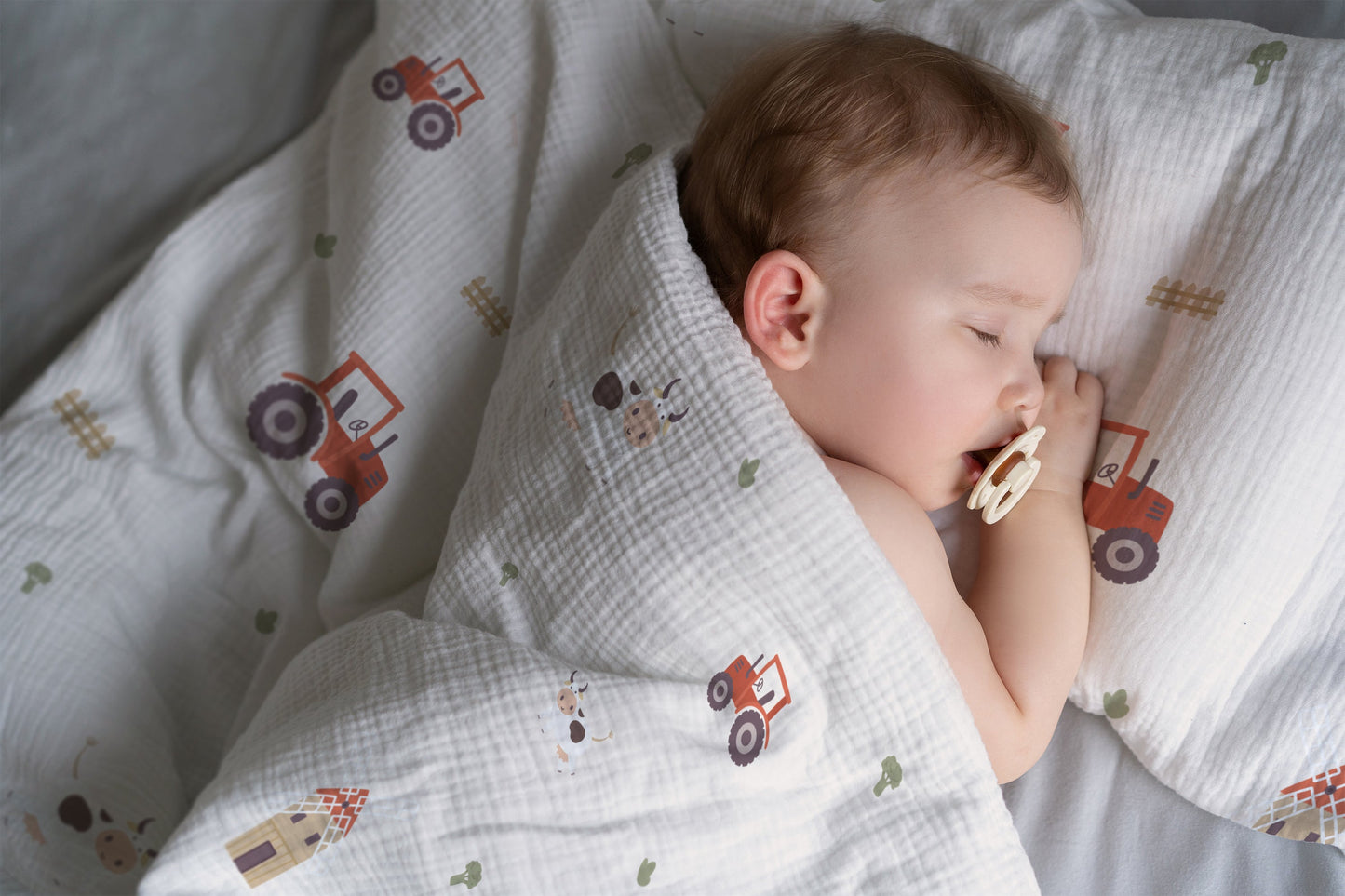 "Sweet Farm" úrvals barnarúmföt