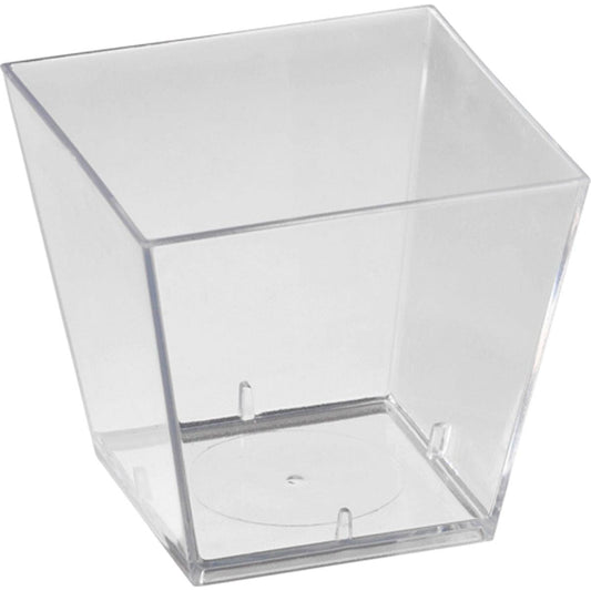Square Transparent PS Box 47x47x45 mm - Ideal for Storage and Display | Packung (100 Stück)