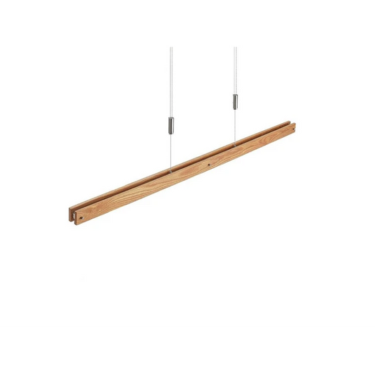 B-Ware Lindby Alimara Led Holz Hängeleuchte Wohnzimmerleuchte Pendelleuchte Deckenla460