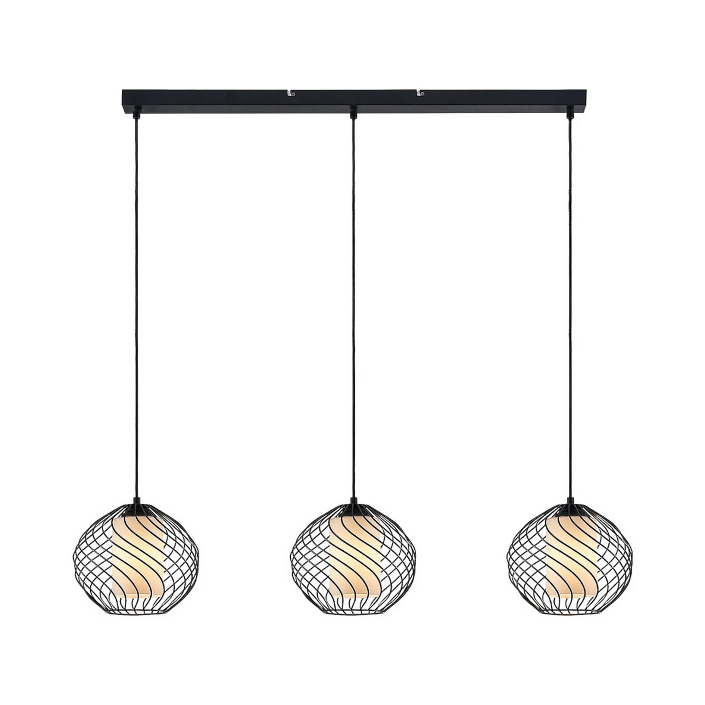 B-stock Lindby Cedrice cage pendant light hanging light ceiling lamp lamp 3 bulbs 0 