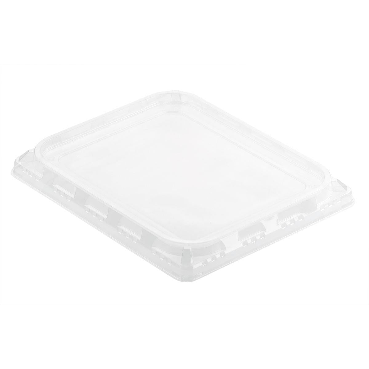 APET lids for 1/2 GN transparent APET 325x266x30 | Pack (60 pieces)
