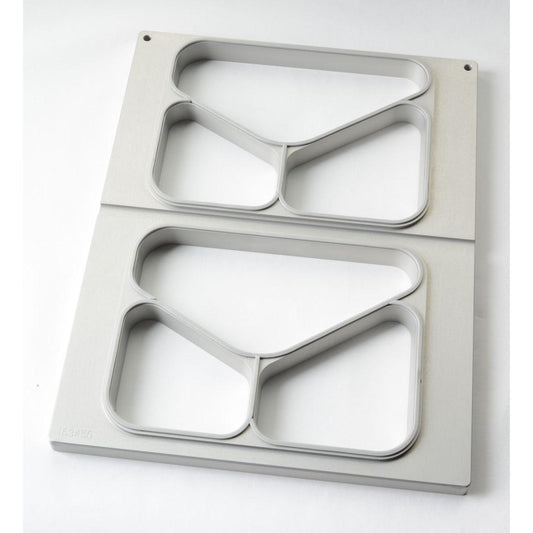 Kassette DF15/25, 3-comp f. PP-Schale Caterline 350/225/170, 445/280/205, 530/325/235 ml (2-nutzig)  | Packung (1 Stück)