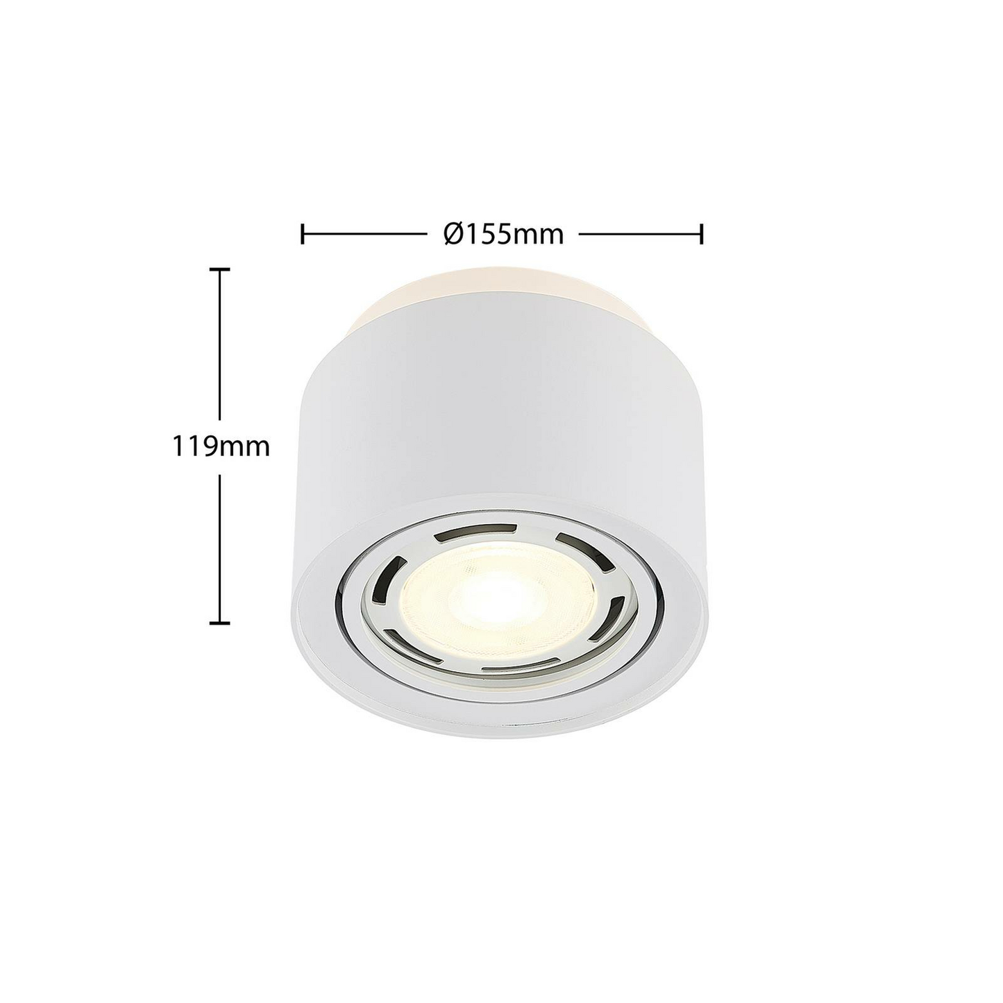 B-flokks Arcchio Talima LED loftlampi, loftljós, lampi, ljós, GU10 kringlótt W656