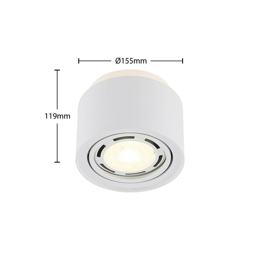 B-flokks Arcchio Talima LED loftlampi, loftljós, lampi, ljós, GU10 kringlótt W656