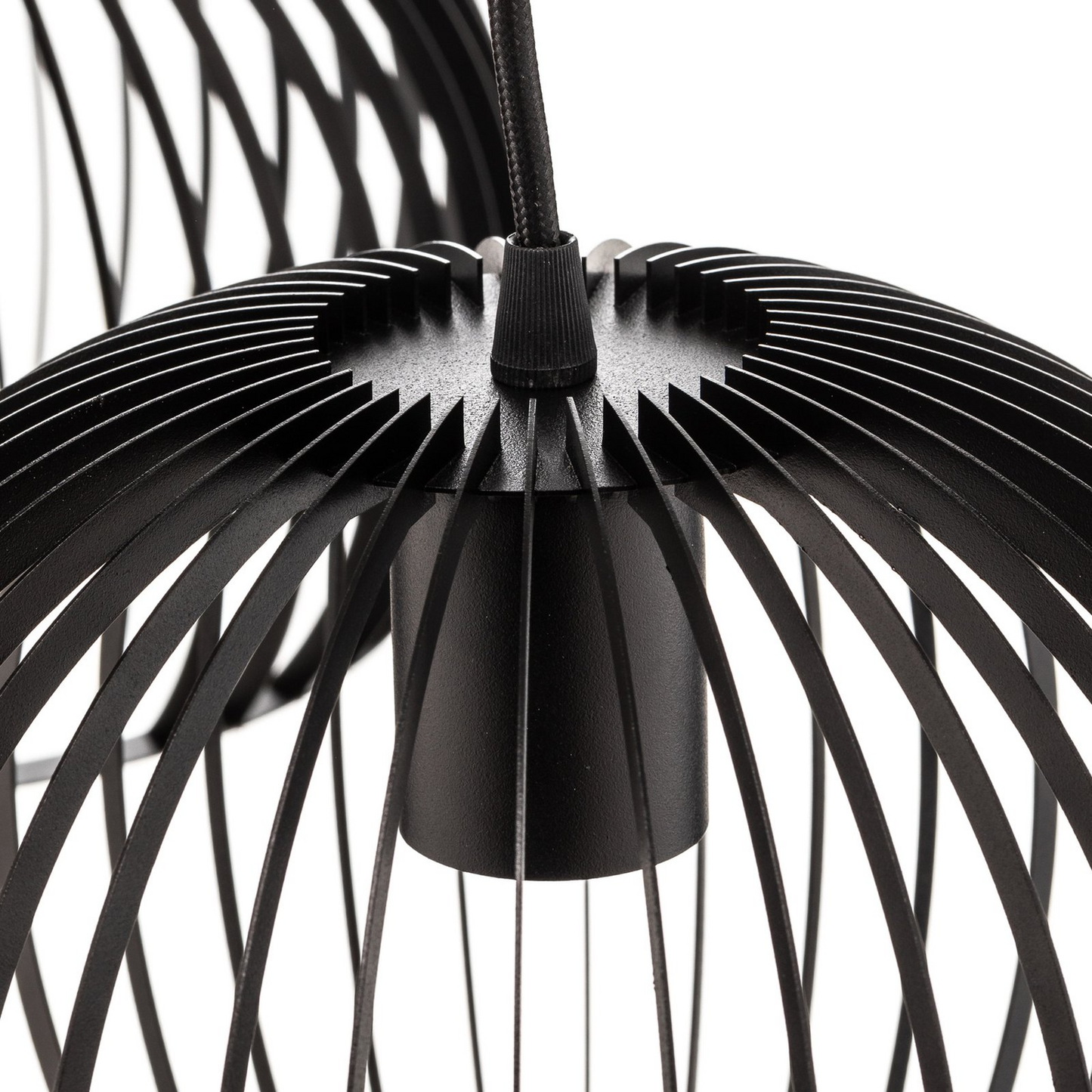 B-stock Euluna pendant light Larus black steel 2 bottles. Hanging lamp ceiling lamp lamp E27 