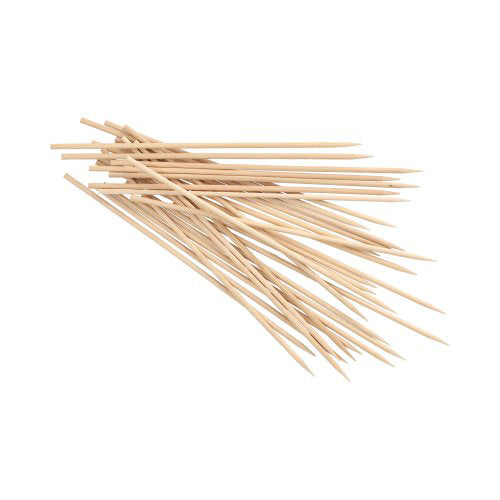 PAPSTAR Schaschlikspieße aus Holz "pure", Ø 3,5 mm, 20 cm lang | Papptray (1000 Stück)