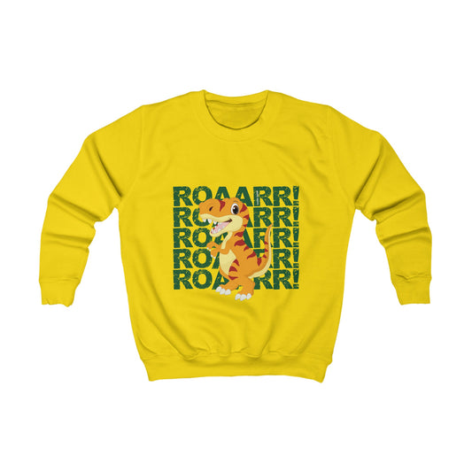 Kinder Sweatshirt von baddeldaddel mit Motiv "ROAARR"