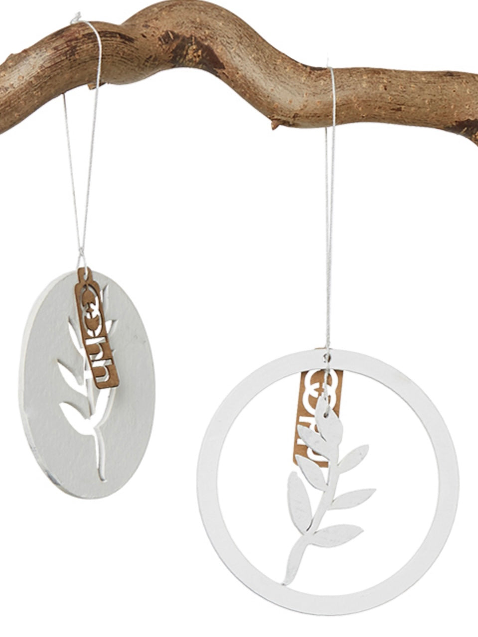 Holzanhänger, in 3 Farben und Motiven