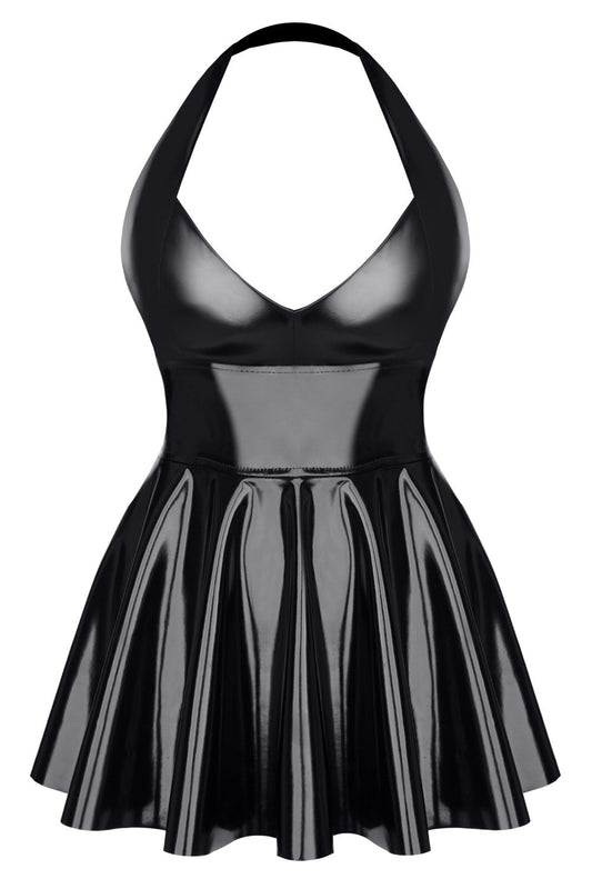 Vinyl Halter Dress