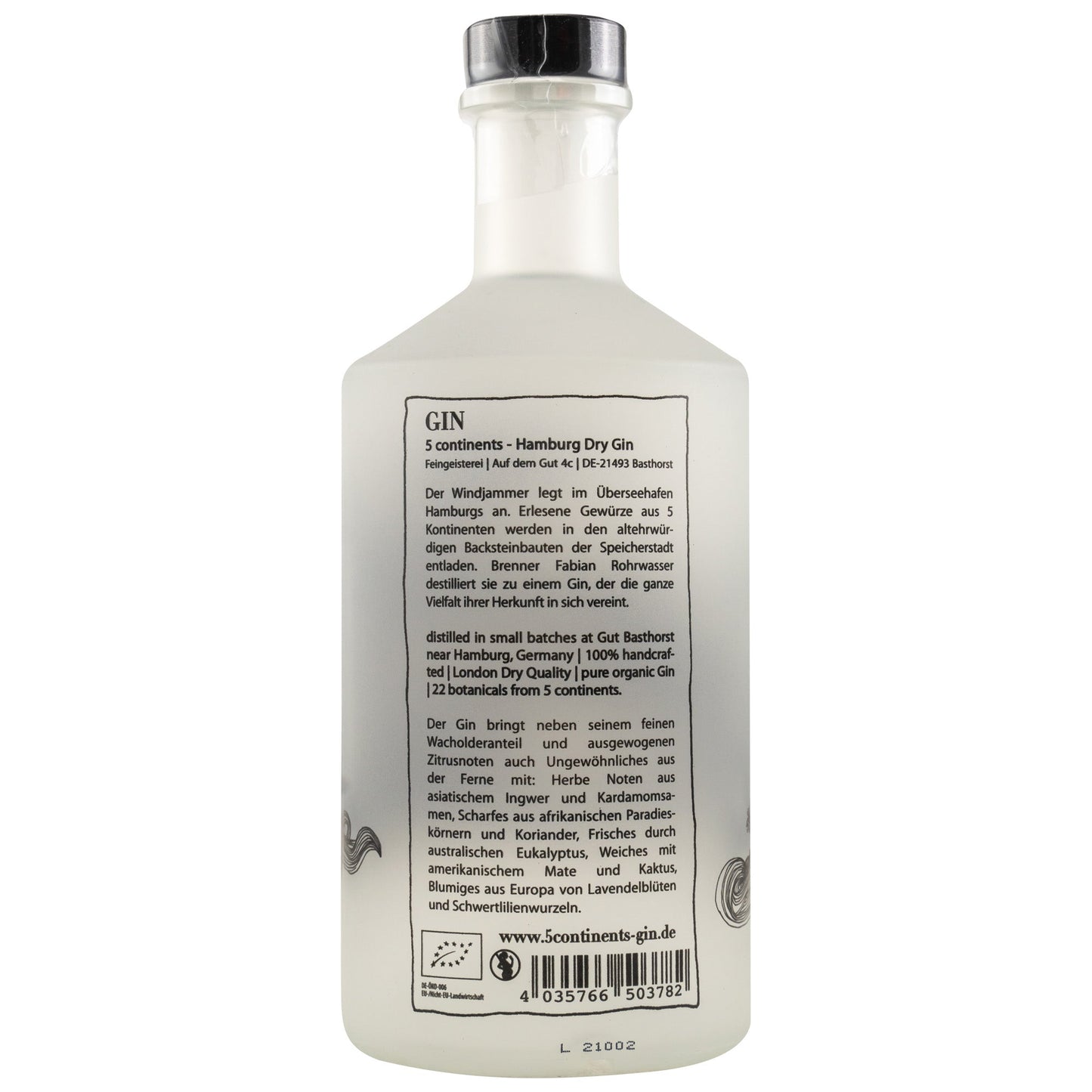 5 heimsálfur - Hamborg þurr gin